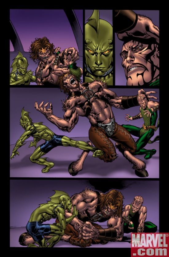 SECRET INVASION: INHUMANS #1 interior art