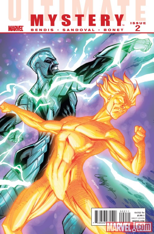 Ultimate Comics Mystery #2 cover by Jeff Scott Campbell