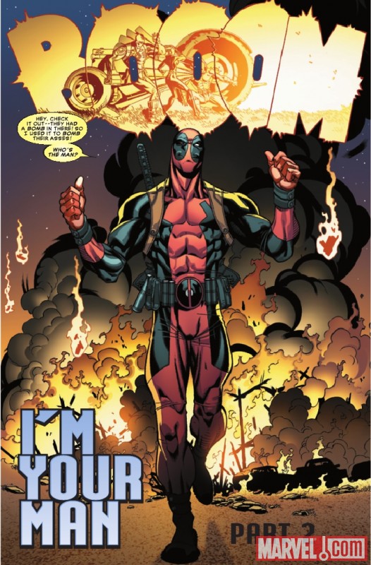 DEADPOOL #28 preview page by Carlo Barberi