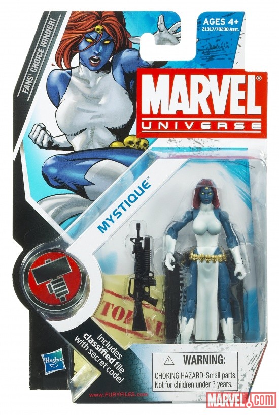 Mystique 3 3/4 Inch Marvel Universe Action Figure from Hasbro, Wave 10