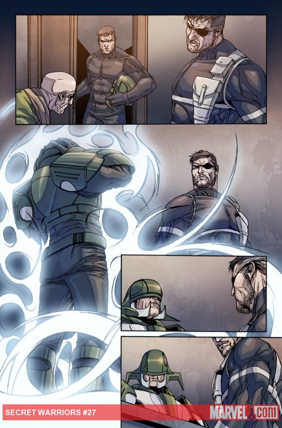 Secret Warriors #27 preview art by Alessandro Vitti