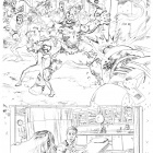 Avengers Academy #15 pencils by Tom Raney