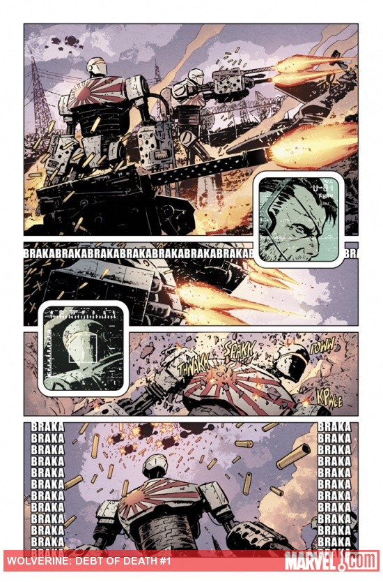 Wolverine: Debt of Death preview art by David Aja