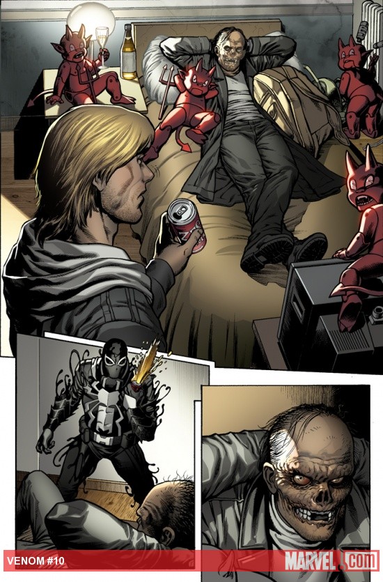 Venom (2011) #10 preview art by Lan Medina