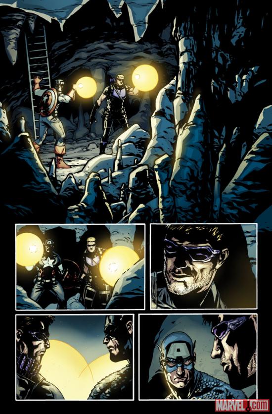 Captain America & Hawkeye #629 preview art by Alessandro Vitti