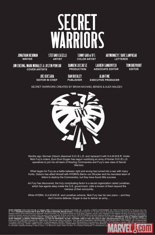 Secret Warriors (2008) #11