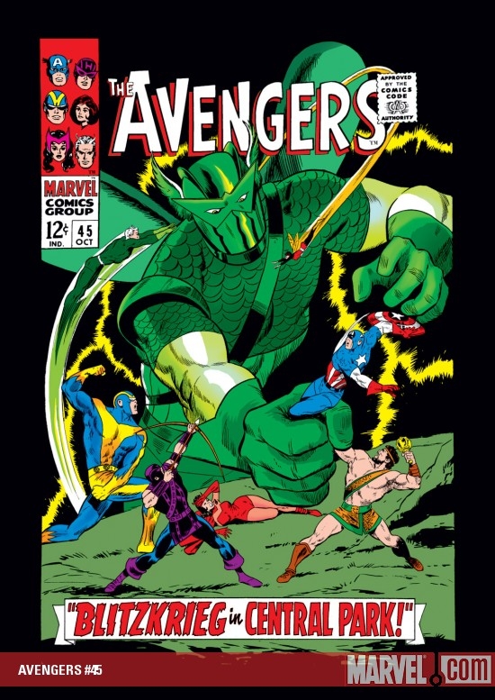 AVENGERS #45 COVER