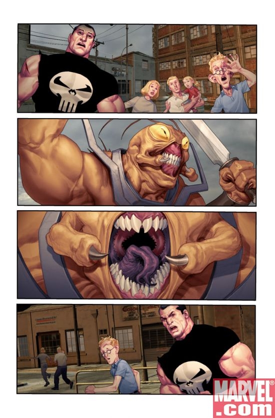 Punisher War Journal #12 Interior Art