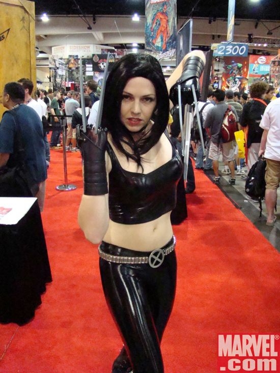 X-23 bares her claws for a pic
