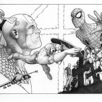 CIVIL WAR (2008) #1 (SKETCH VARIANT) COVER
