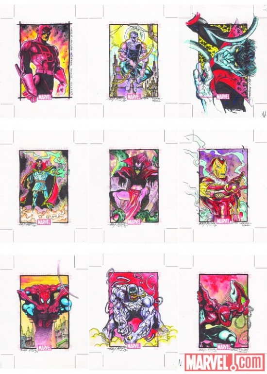 Marvel 70th Anniversary sketch card by Alex Magno
