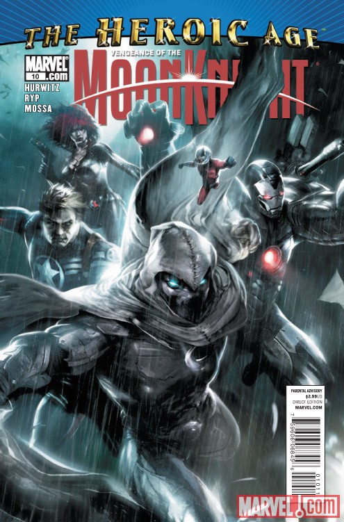 VENGEANCE OF THE MOON KNIGHT #10 cover by Francesco Mattina
