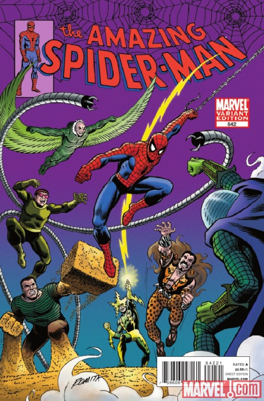 Image Featuring Doctor Octopus, Electro, Kraven the Hunter, Mysterio, Sandman