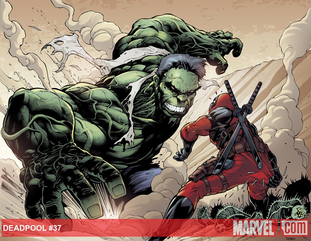 Deadpool (2008) #37 preview art by Bong Dazo
