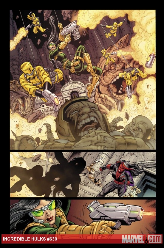 Incredible Hulks #630 preview art by Paul Pelletier