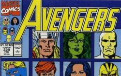 Avengers (1963) #329 cover by Paul Ryan