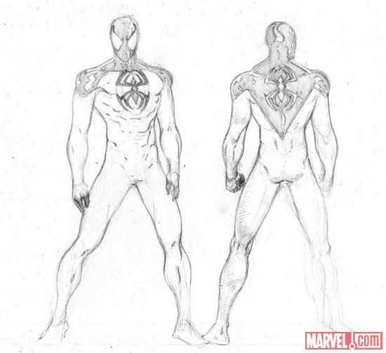 Scarlet Spider design art by Ryan Stegman