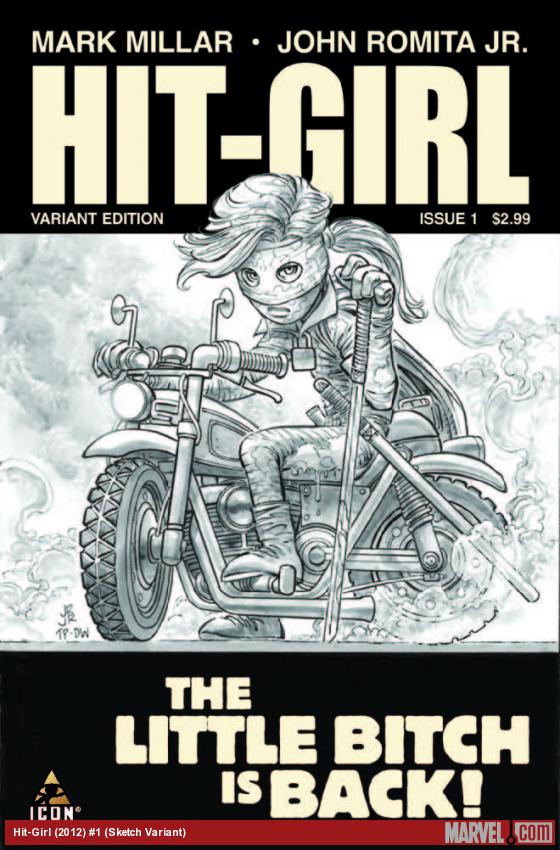 Hit-Girl (2012) #1 (Sketch Variant)
