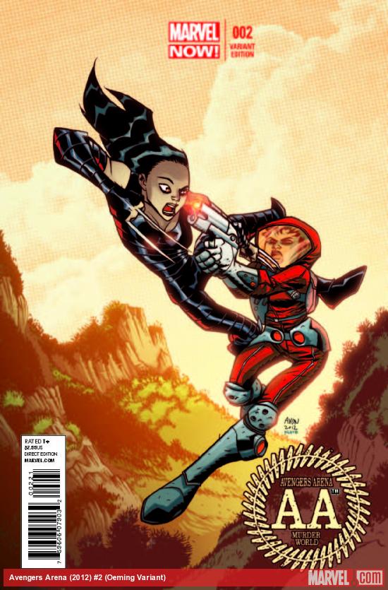 AVENGERS ARENA 2 OEMING VARIANT (NOW, 1 FOR 50)