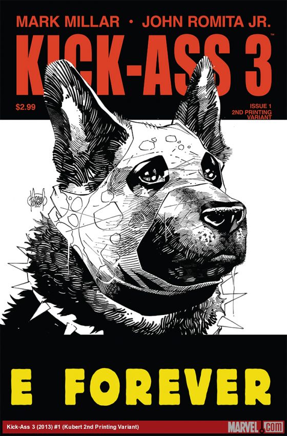 Kick-Ass 3 (2013) #1 (Kubert 2nd Printing Variant)