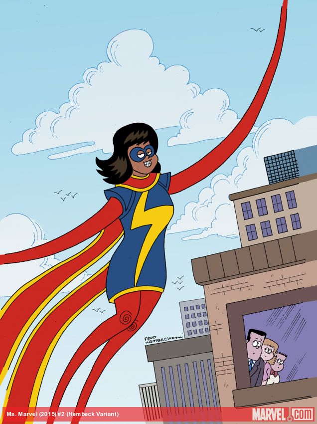 Ms. Marvel (2015) #2 (Hembeck Variant)