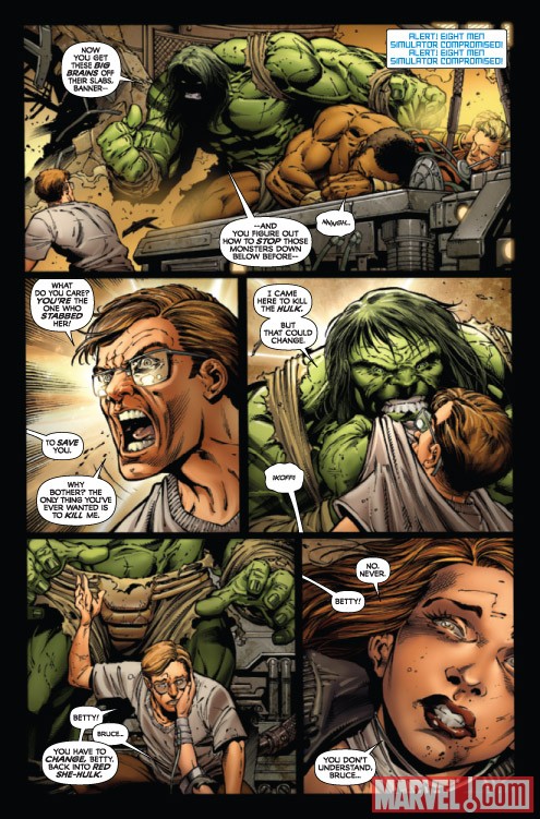 INCREDIBLE HULK #610 preview art by Paul Pelletier