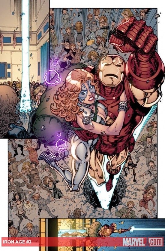 Iron Age #3 preview art by Todd Nauck