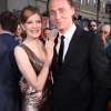 Stars Rene Russo (Frigga) and Tom Hiddleston (Loki) at the U.S. premiere of Thor
