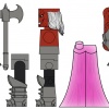 Marvel Heralds of Galactus Minimates - Morg concept art from Diamond Select