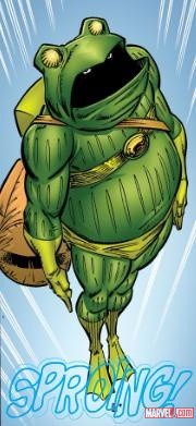 frog man spider man