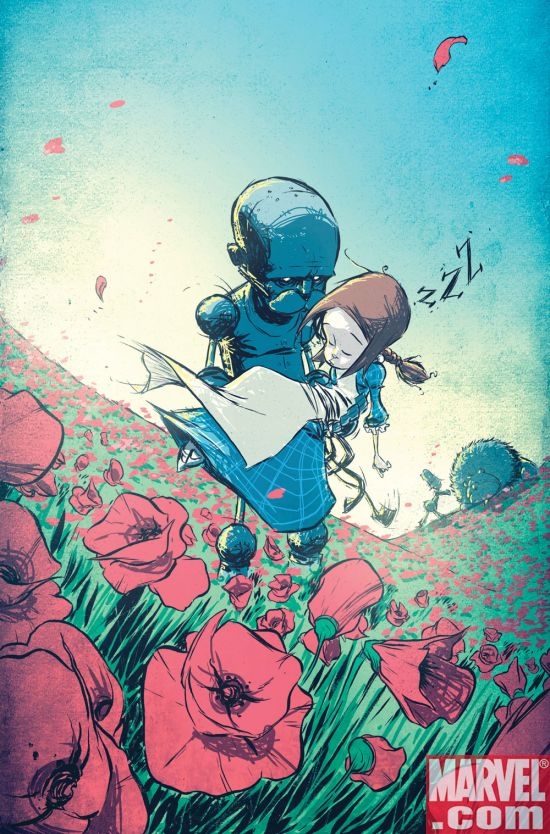 THE WONDERFUL WIZARD OF OZ #3 cover by Skottie Young