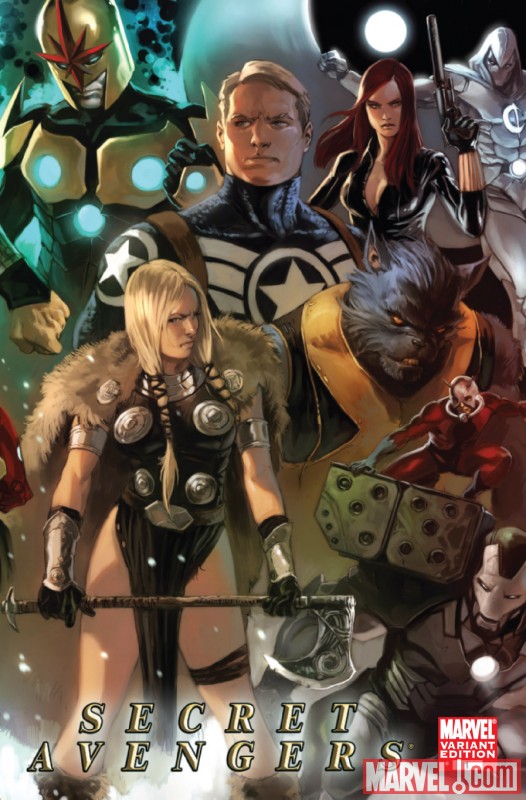 SECRET AVENGERS #1 variant cover by Marko Djurdjevic