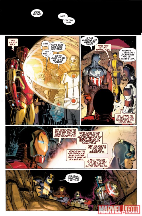 Avengers #4 preview art by John Romita Jr.
