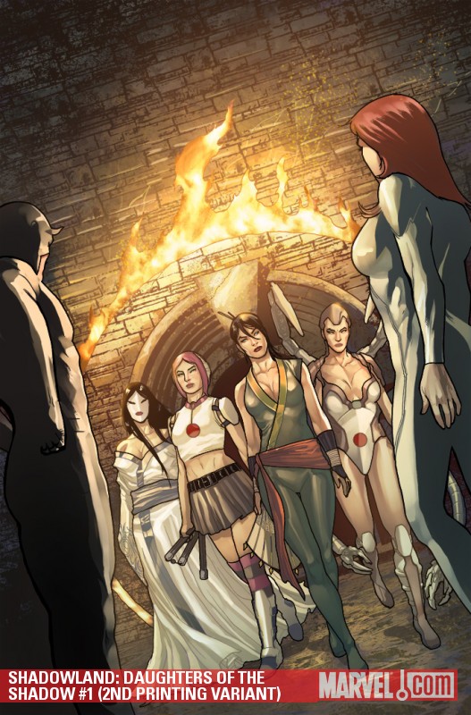 Shadowland: Daughters of the Shadow (2010) #1 (2ND PRINTING VARIANT)