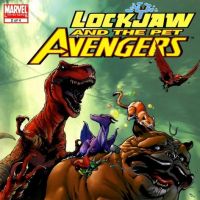 Image Featuring Lockheed, Lockjaw, Pet Avengers