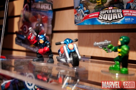 Captain America and Hydra Soldier Super Hero Squad Toys from Hasbro at Toy Fair 2011
