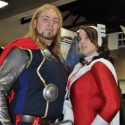 San Diego Comic-Con 2011: Thor & Sif Costumers at the Marvel Booth