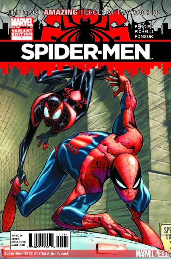SPIDER-MEN 1 RAMOS VARIANT (1 FOR 30, WITH DIGITAL CODE)
