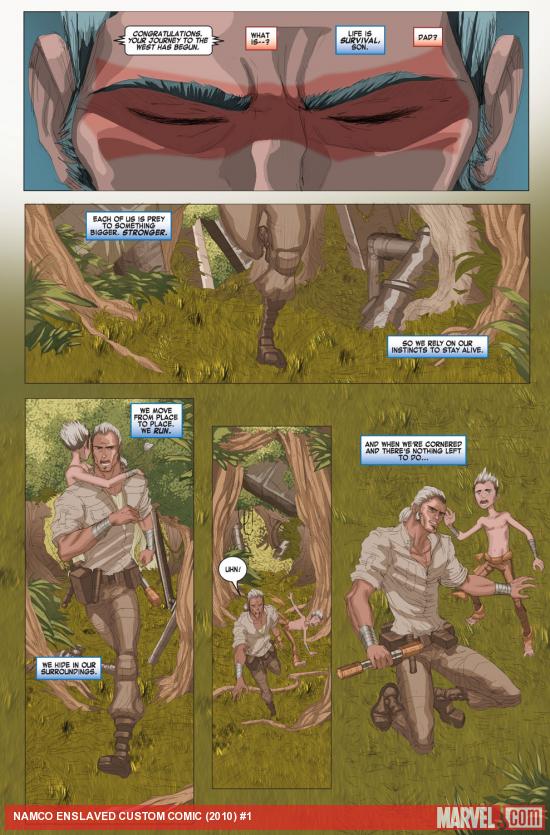 NAMCO ENSLAVED CUSTOM COMIC (2010) #1 Cover