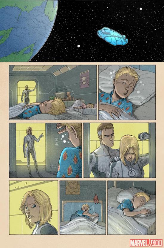 Fantastic Four #5AU Preview Art