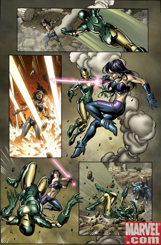 INTERIOR PAGE FROM NEW EXILES #4