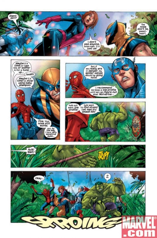 MARVEL ADVENTURES THE AVENGERS #22, page 6