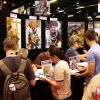 Fans line up to get their books signed