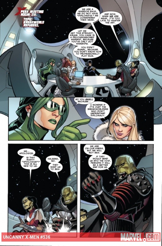 Uncanny X-Men #536 preview art by Terry Dodson