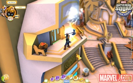 Screenshot of Ultimate Thor from Super Hero Squad Online