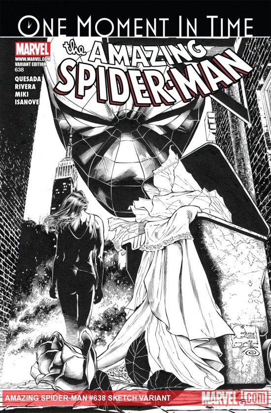 Amazing Spider-Man (1999) #638, SKETCH VARIANT