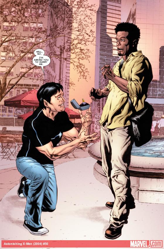 Astonishing X-Men #50 art by Mike Perkins