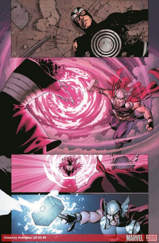 Uncanny Avengers #4 preview art by John Cassaday