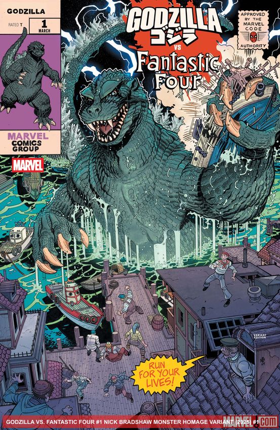 GODZILLA VS. FANTASTIC FOUR (2025) #1 (Variant)