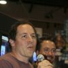 Jon Favreau and Robert Downey Jr.